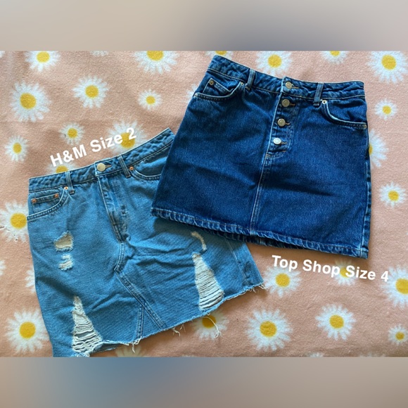 New topshop skirt & H&M skirt - Picture 1 of 1